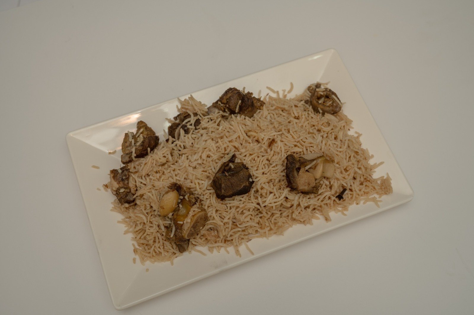 pilau rice Meat